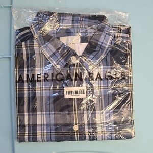 American Eagle Outfitters Blue Casual Shirt